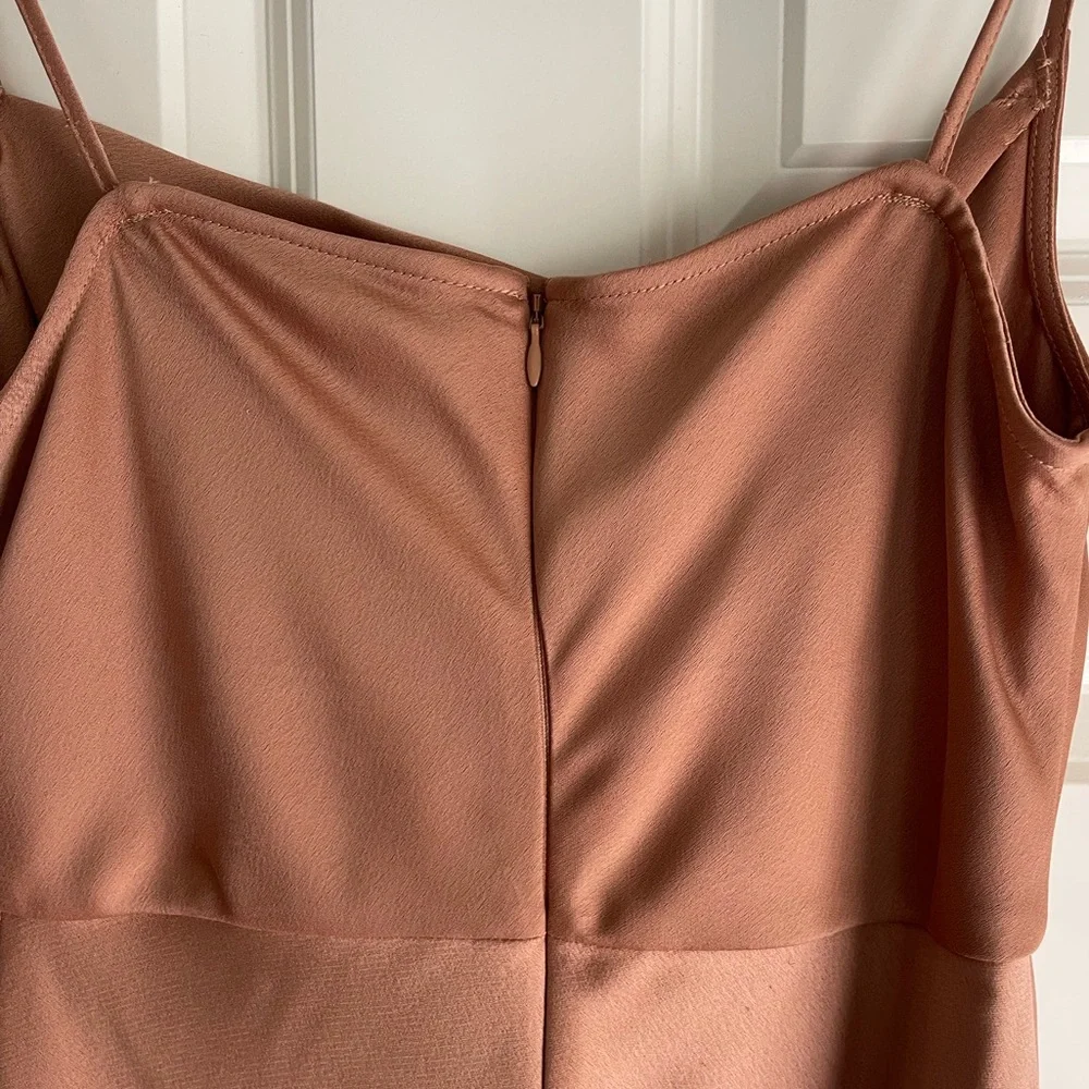 Cali Satin Charmeuse Midi Dress - Picture 12 of 16